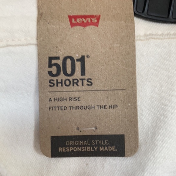 Levi’s distressed high rise 501 jean denim short cutoff vibe Size 31 - Picture 8 of 17